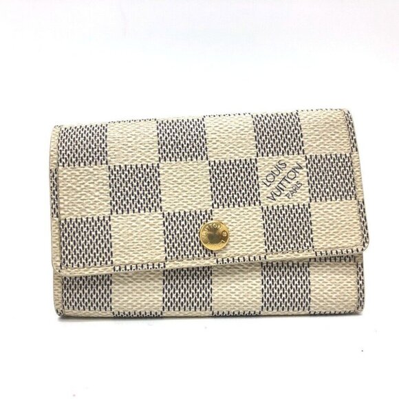 LOUIS VUITTON Damier Azur Multicles6 6 key case Key Case - Picture 1 of 14